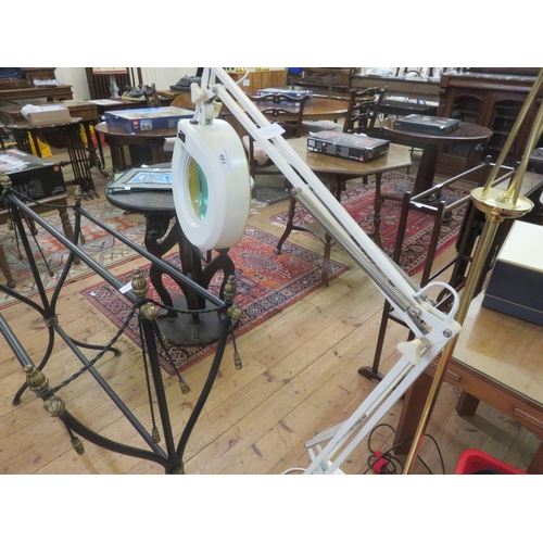 481 - Large Anglepoise Magnifier Lamp