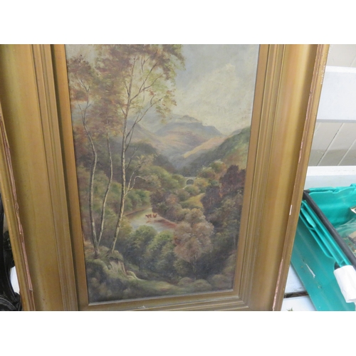 63 - Pair of Gilt Framed Oils on canvas 