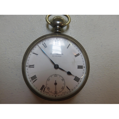 83 - Pocket Watch Signed R.L. Christie, Edinburgh