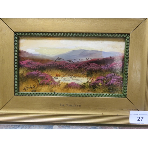 27 - Framed Oil Painting 