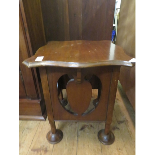 438 - Arts and Crafts Mahogany Occasional Table