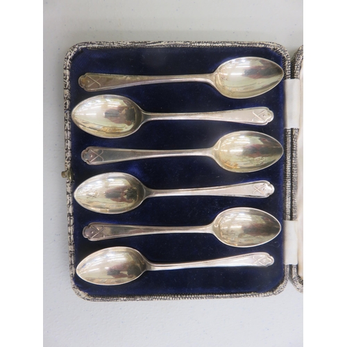 103 - Six Cased Silver Teaspoons