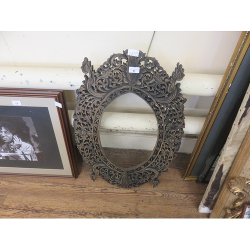 11 - Carved Darkwood Frame