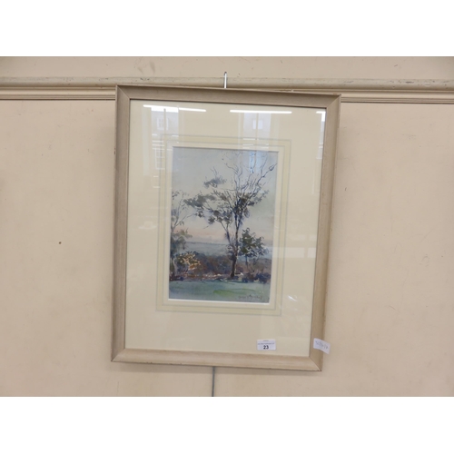 23 - Framed Watercolour 