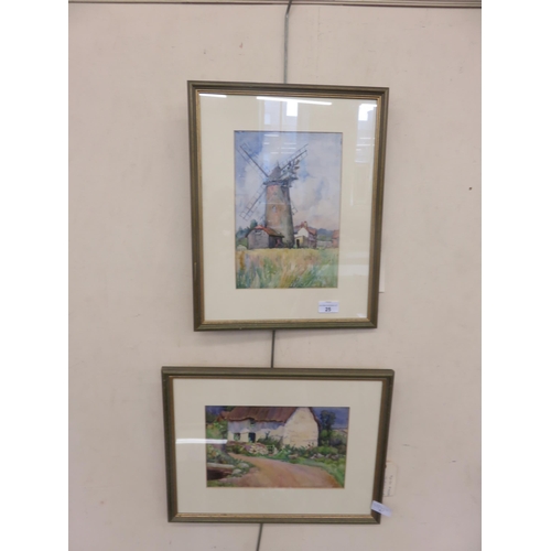 25 - Pair of Framed Watercolours 