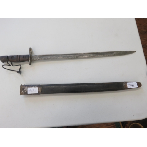 273 - Bayonet and Scabbard