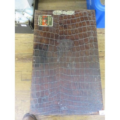 307 - Crocodile Skin Suitcase