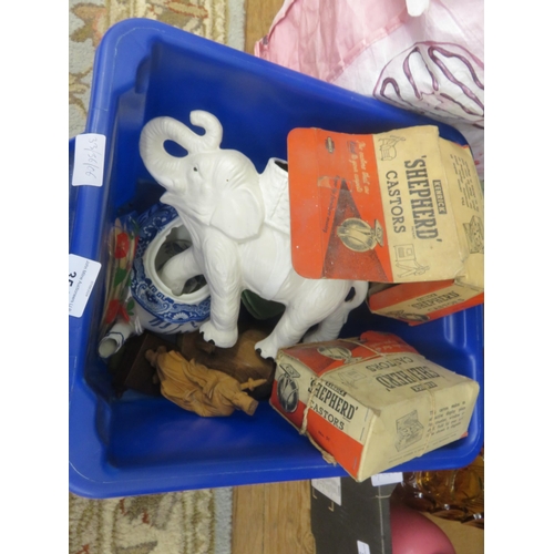 354 - Small box of Bric-a-Brac