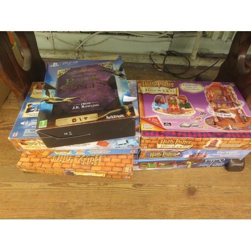 357 - Six Harry Potter Board Games, Box Sets and Book of Spells P53 Game