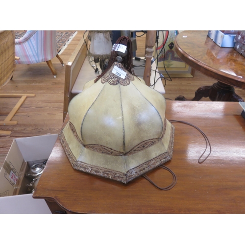 360 - Pig Skin Lampshade