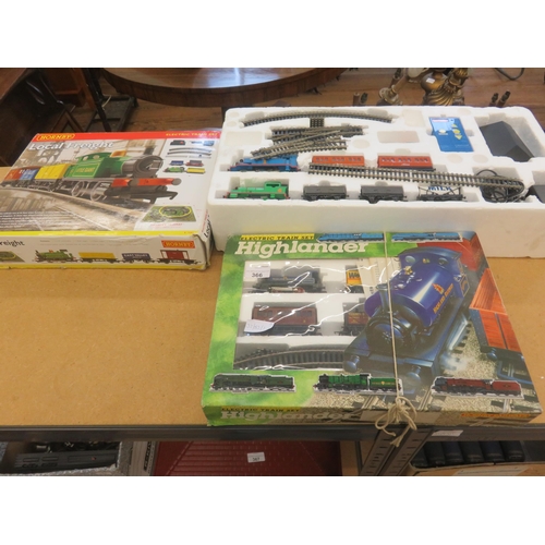 366 - Two Hornby Train Sets and Electric Train Set - Highlander