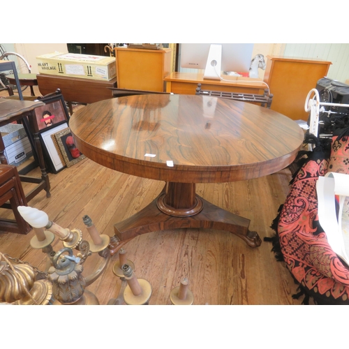 395 - Regency Circle Rosewood Tilt-Top Table