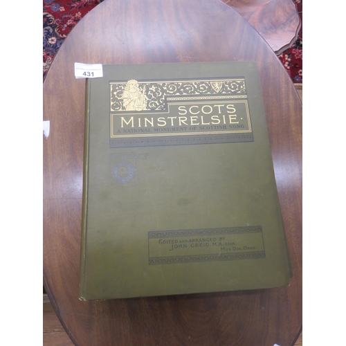 431 - Five Volumes - Scots Minstrelsie