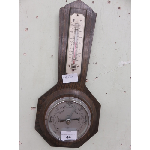 44 - Small Oak Barometer