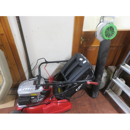 449 - Cobra Petrol Mower and Leaf Blower