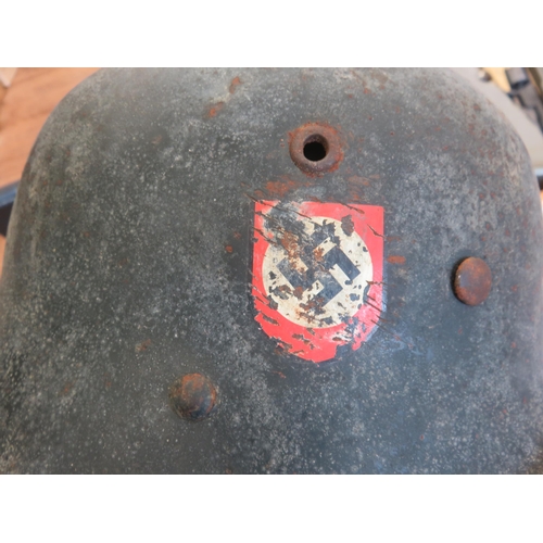 257 - German WW2 Police Stalhelm