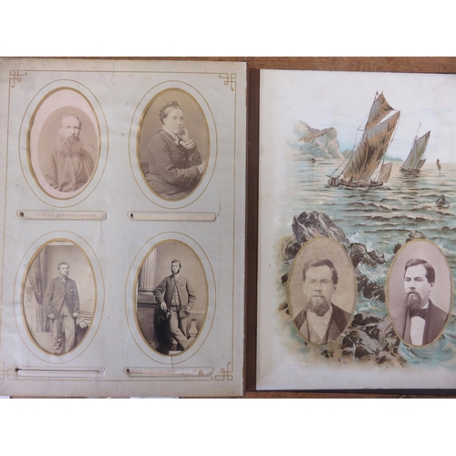 262 - Victorian Photo Album and Small Lot of Postcards