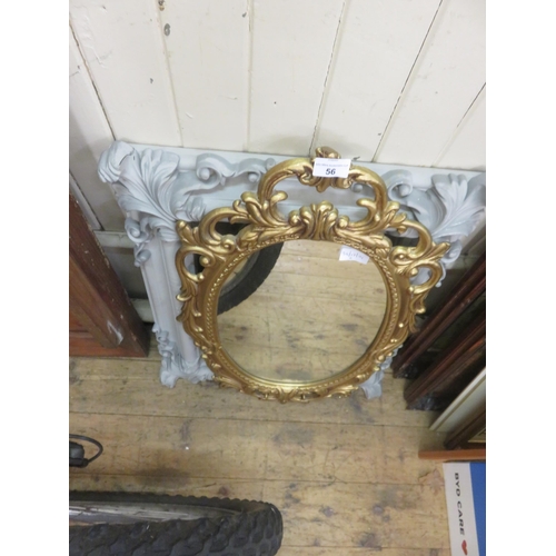 56 - Two Ornate Mirrors