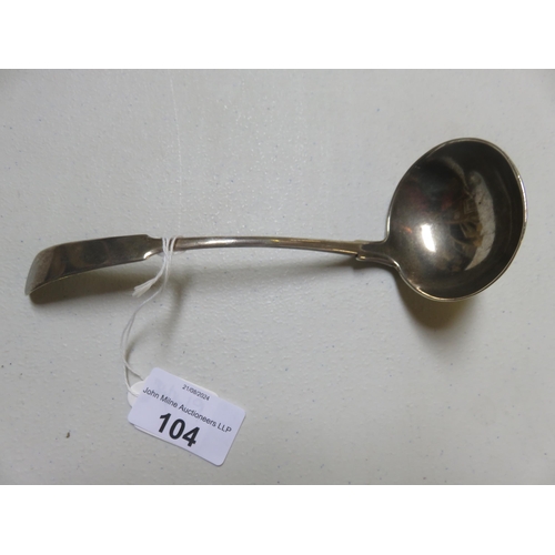 104 - Provincial Silver Toddy Ladle - William Jamieson, Aberdeen