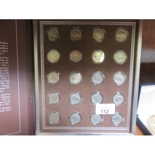 112 - Twenty Buffalo Nickel Coins in Fitted Case