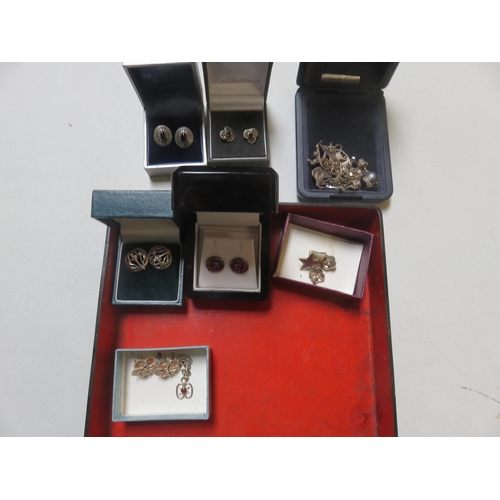 115 - Large Lot of Silver Ortak and Ola Gorie Jewellery silver Earrings etc