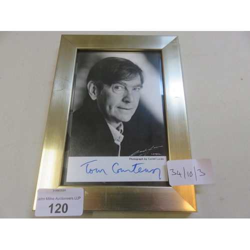 120 - Framed Tom Courtney Photograph