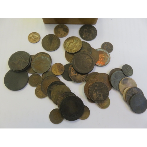 138 - Small Box containing Old Pennies