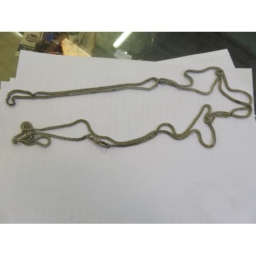 152 - Antique Silver Guard Chain