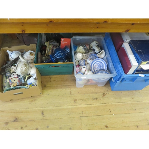 183 - Large Box of Collectors Plates and Bric-a-Brac