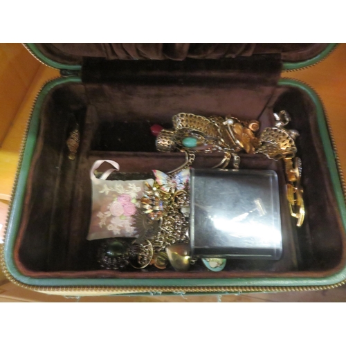 187 - Jeweller Box with Lot of Jewellery including signed items