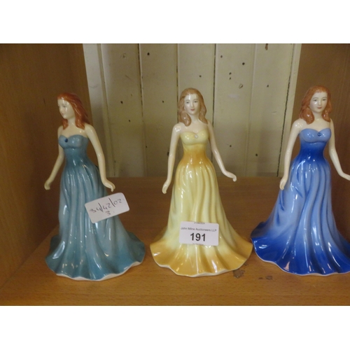 191 - Three Royal Doulton Figures 