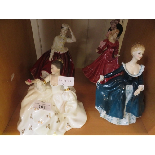 193 - Four Royal Doulton Figures - Gail, My Love, Patricia and Janine