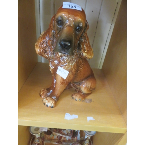 195 - Ceramic Goebel Dog