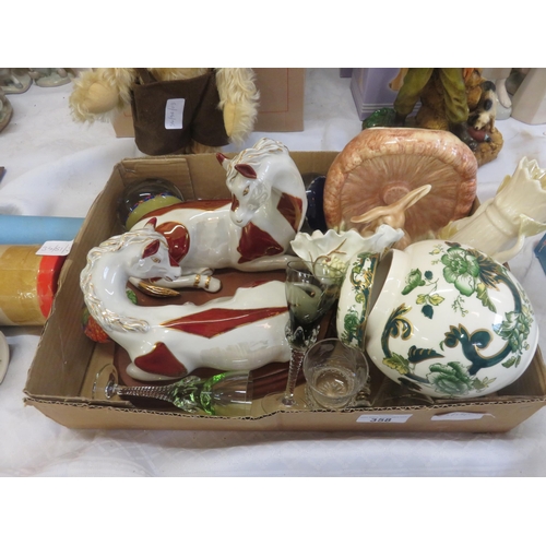 358 - Sylvac Bunny, Belleek and Other Pieces