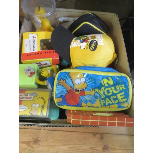 364 - Box of Simpson Memorabilia