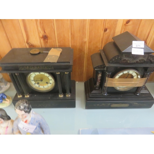 371 - Two Mantel Clocks