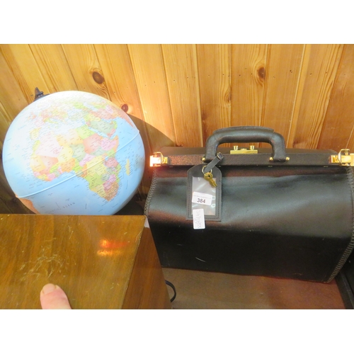 384 - Modern Globe and Doctors Bag