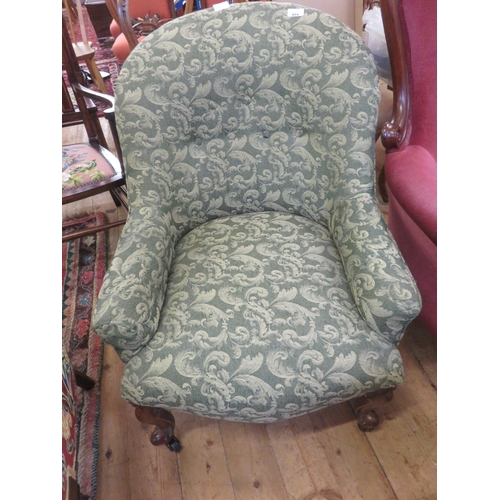 404 - Victorian Upholstered Ladies Chair