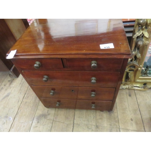 430 - Small Mahogany Chest of Drawers