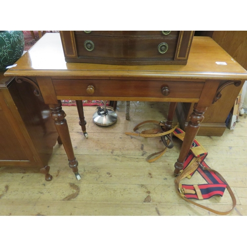 465 - Victorian Mahogany Side Table with Drawer