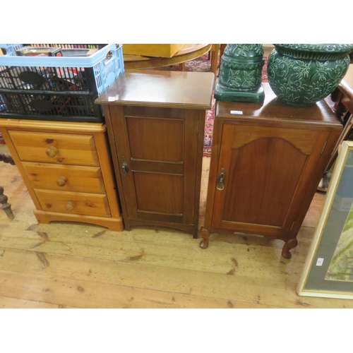 467 - Pine Chest of Drawers and Two Odd Bedside Cabinets