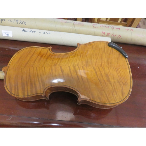 391 - Cased Violin