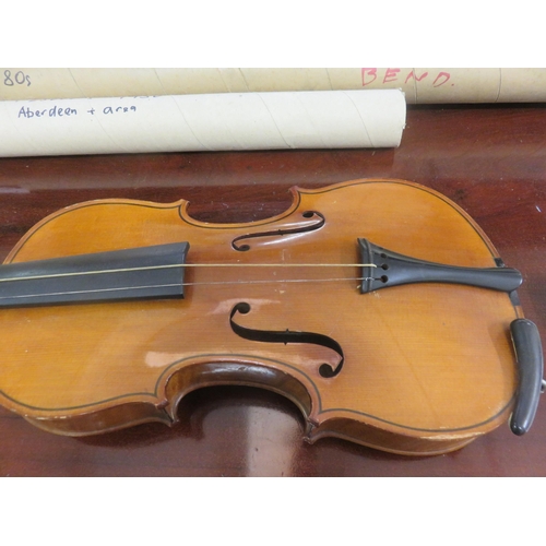 391 - Cased Violin