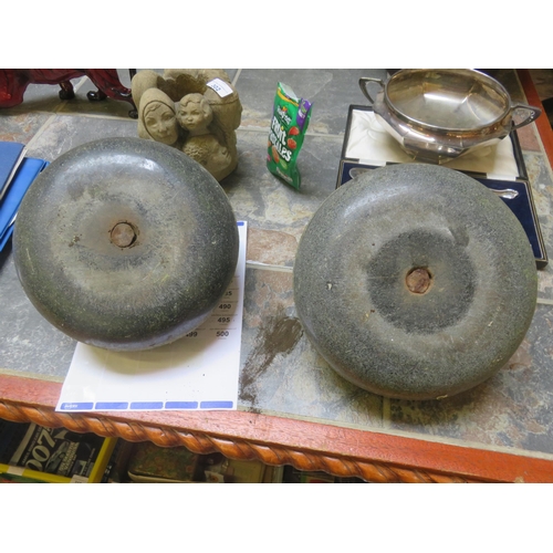 299 - Pair of Granite Curling Stones