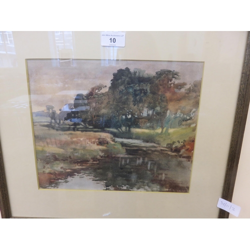 10 - Framed Watercolour 