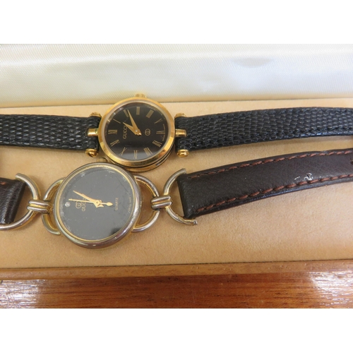 134 - Two Ladies Gucci Quartz Wristwatches, one with Original Box