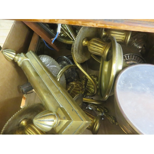 193 - Three Boxes of Brassware