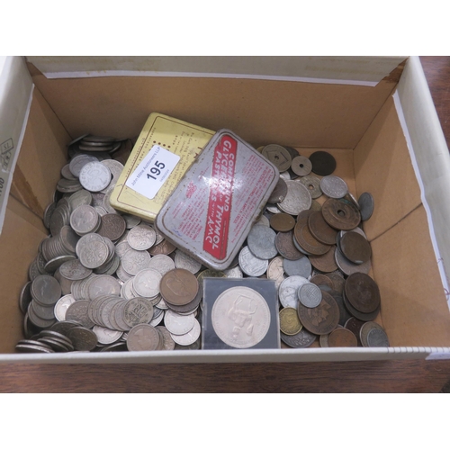 195 - Quantity of British and World Coins