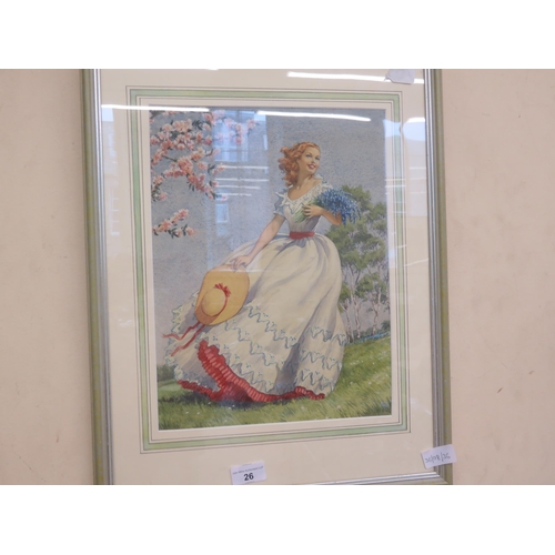 26 - Framed Watercolour - 