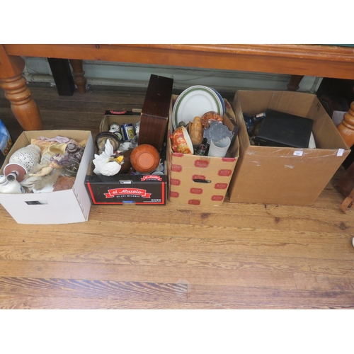 304 - Four Boxes of Bric-a-brac